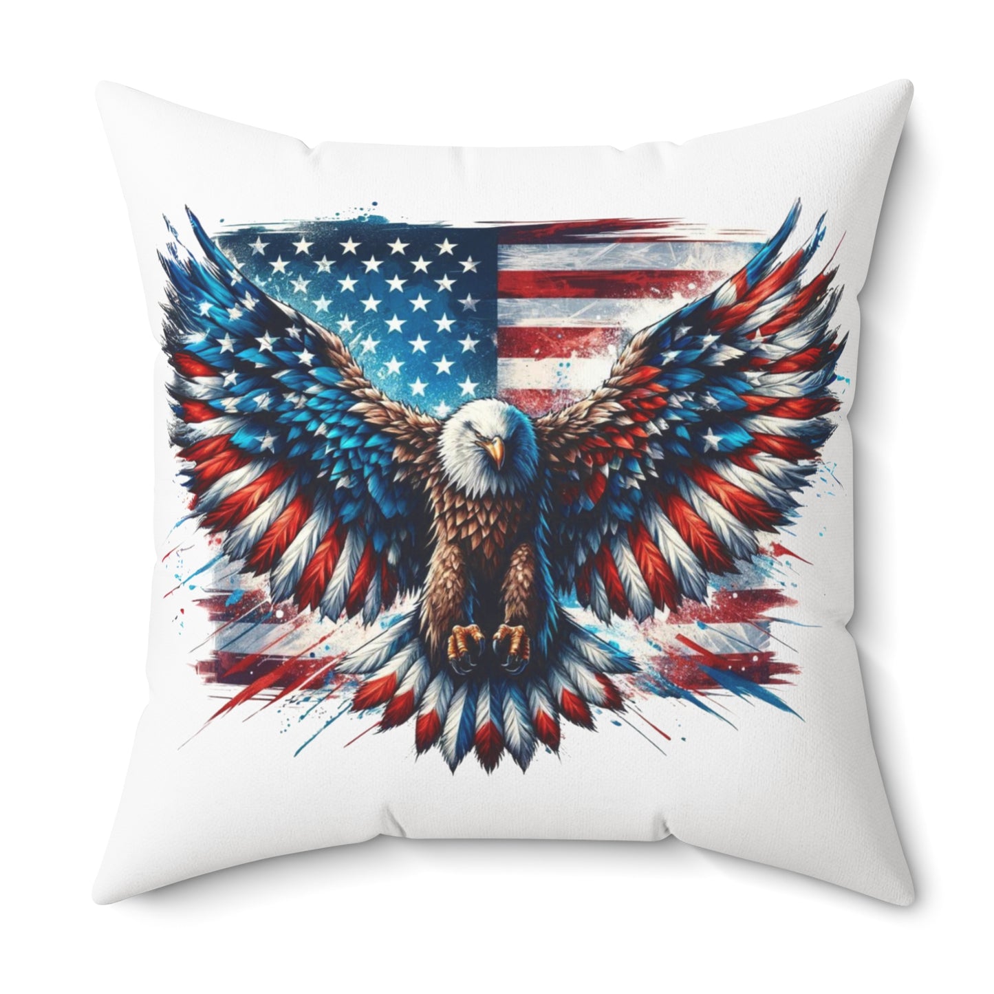 American Eagle Throw Pillow