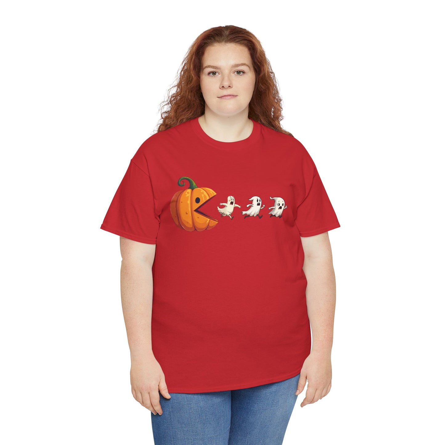 Playful Pumpkin Pac-Man Tee