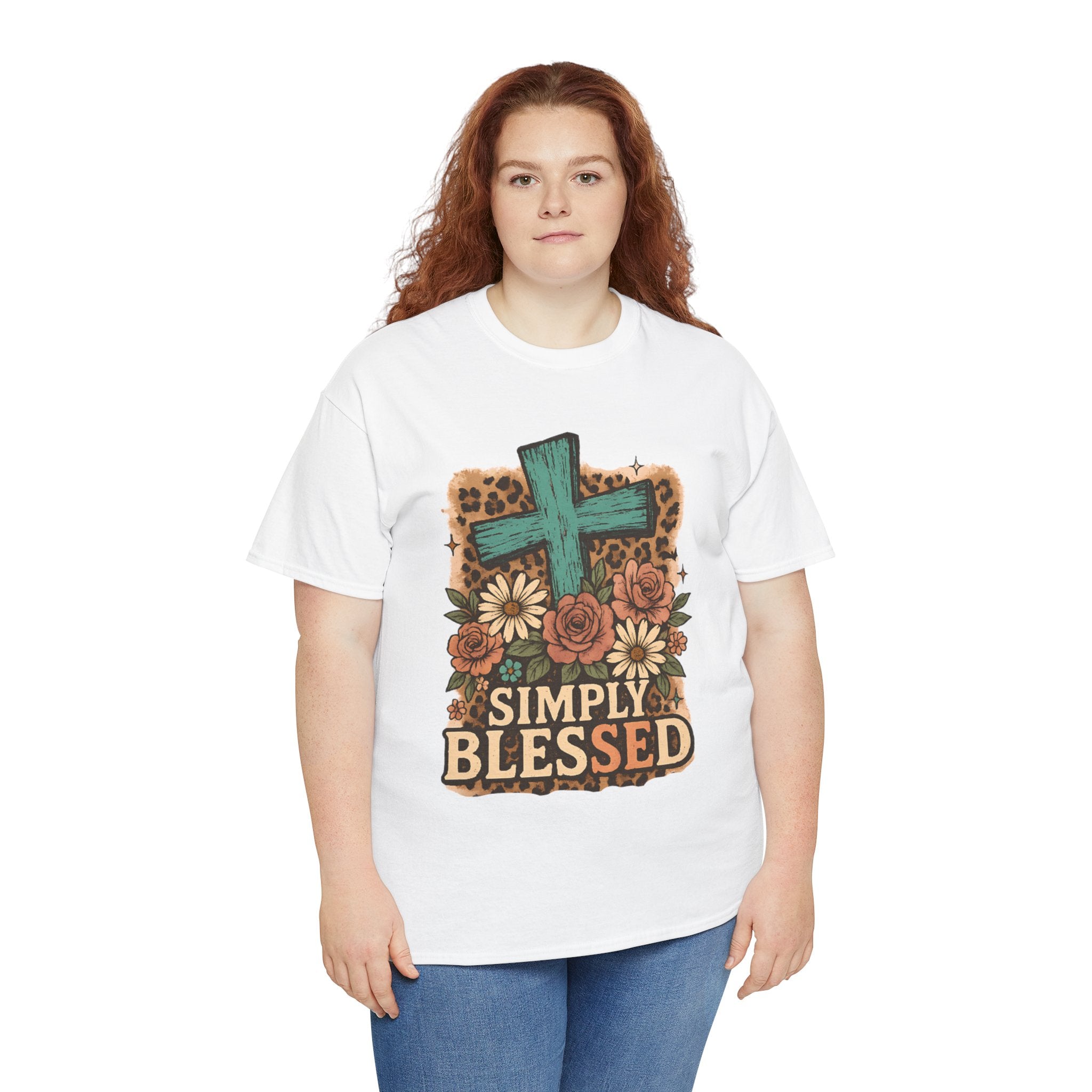 Simply Blessed Heavy Cotton Tee