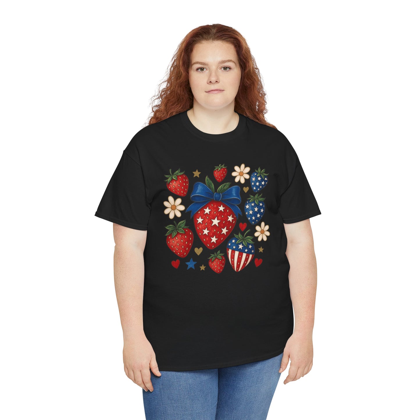 Patriotic Strawberry Tee