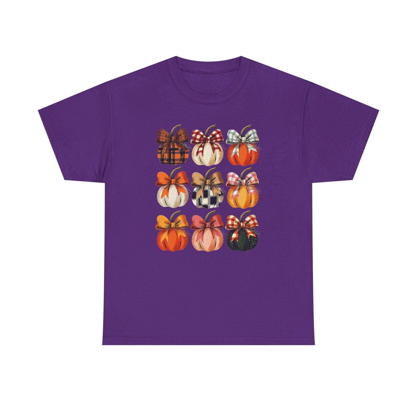 Autumn Plaid & Bow Pumpkins