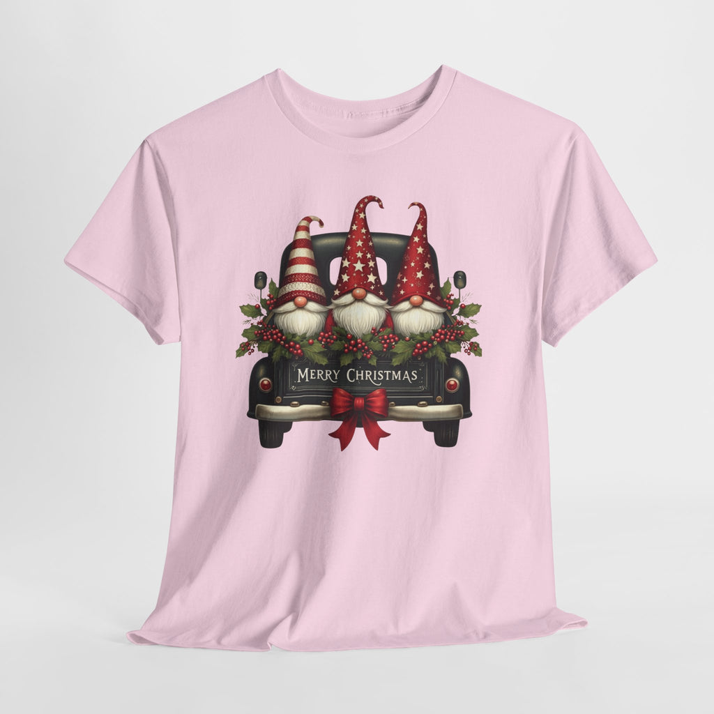 Christmas Gnome Truck Tee — Merry Christmas Holiday Shirt