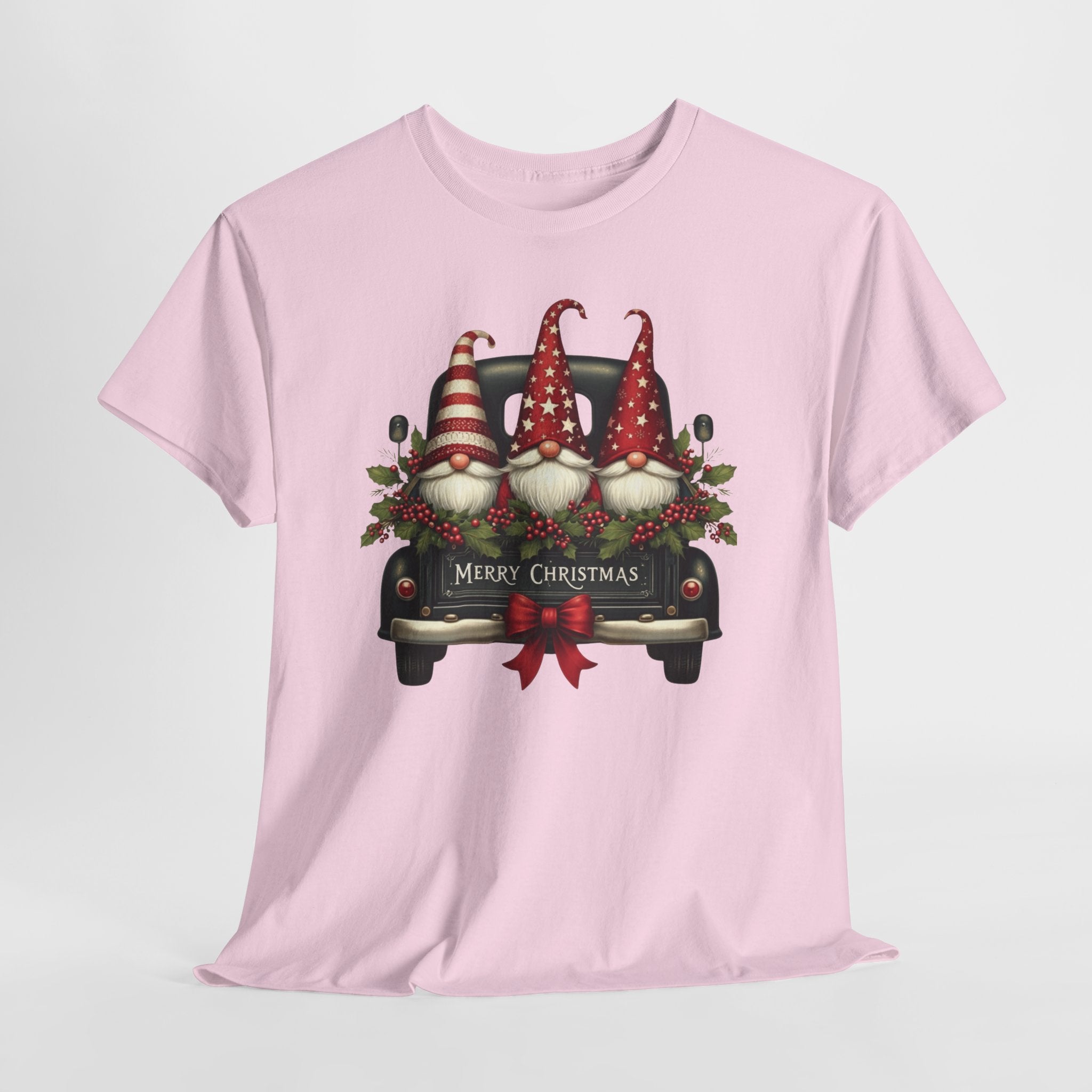 Christmas Gnome Truck Tee — Merry Christmas Holiday Shirt