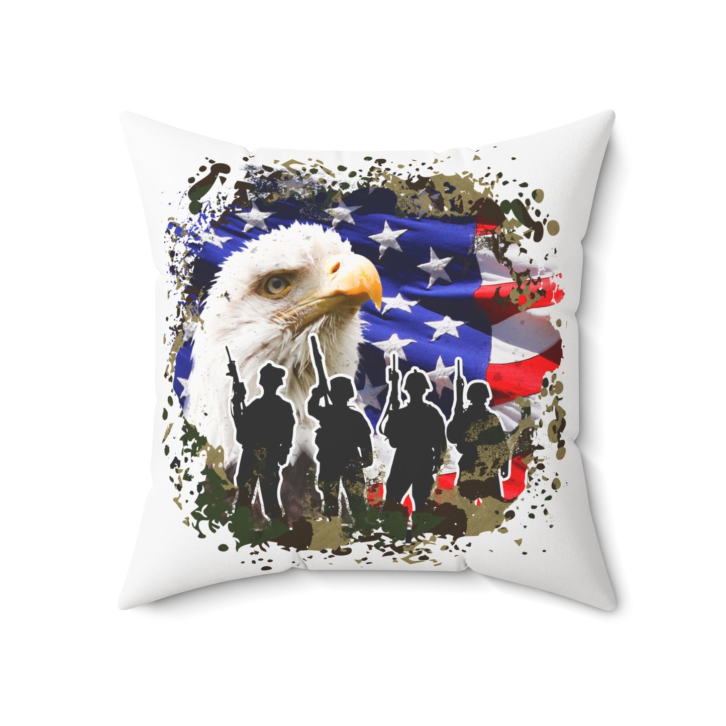 American Eagle Throw Pillow