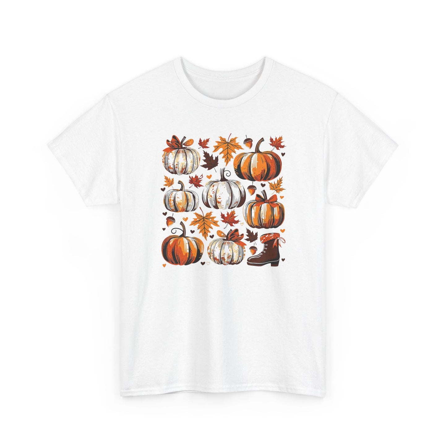 Pumpkin Patch & Autumn Leaves
