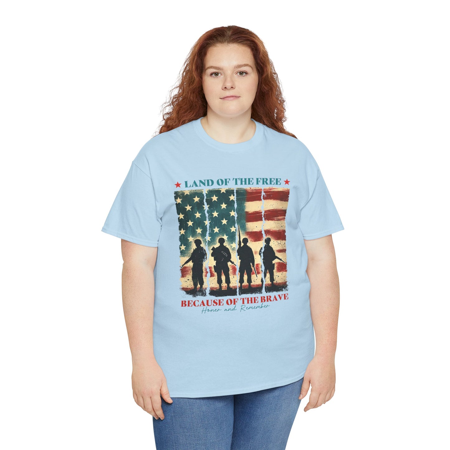 Land of the Free, Because of the Brave-Tee