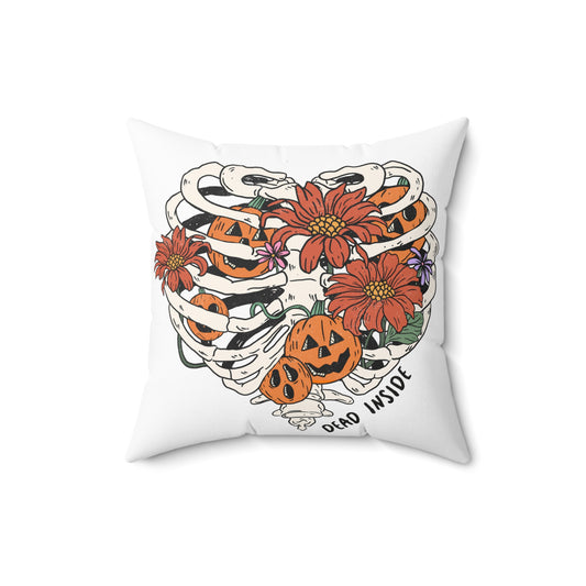 Halloween Floral Skull & Jack-O'-Lantern