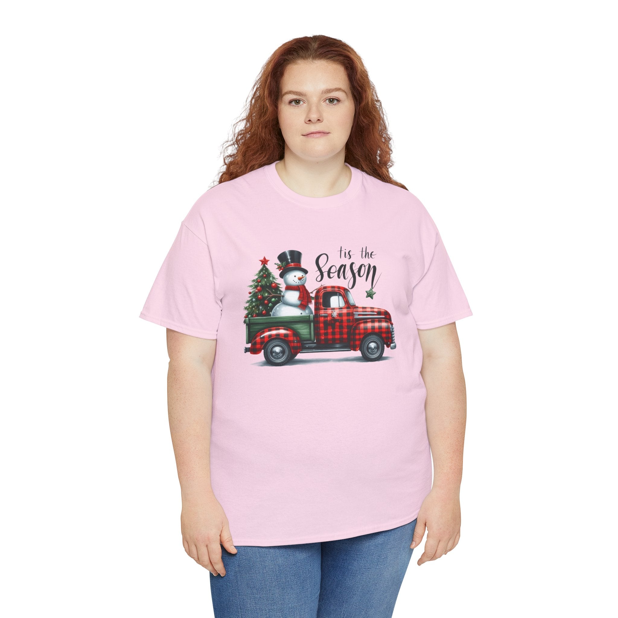 "Tis the Season" Heavy Cotton Tee - Festive Holiday Shirt