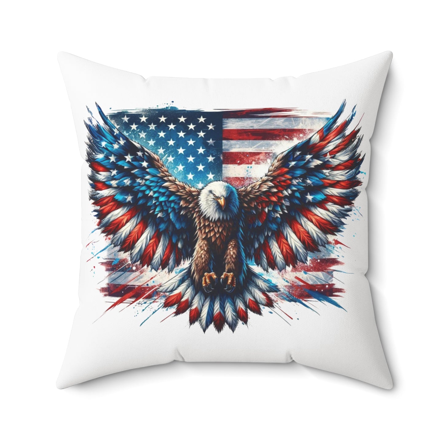 American Eagle Throw Pillow