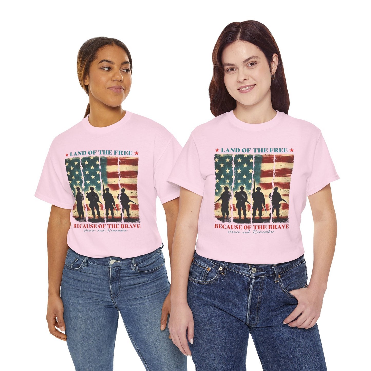 Land of the Free, Because of the Brave-Tee