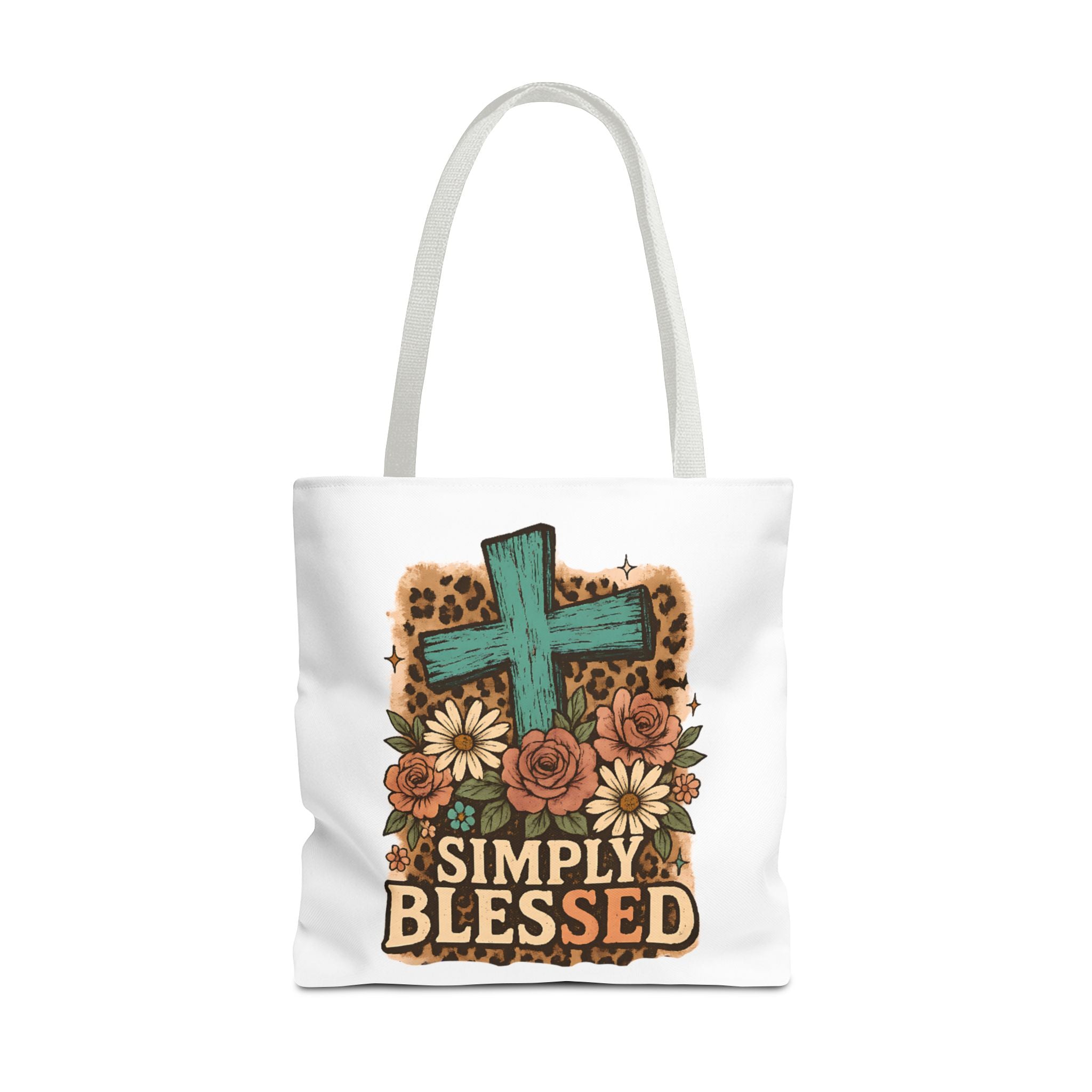 Blessed Floral Tote Bag