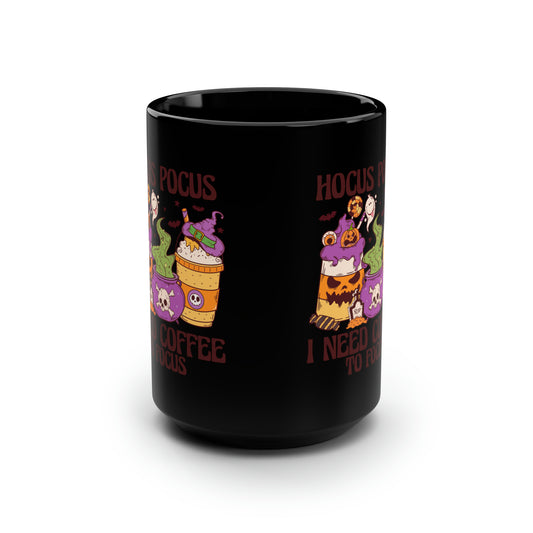 Black Mug, 15oz