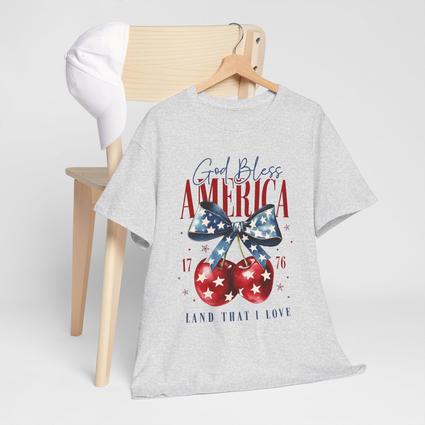 4th of July Tee - God Bless America Patriotic Shirt