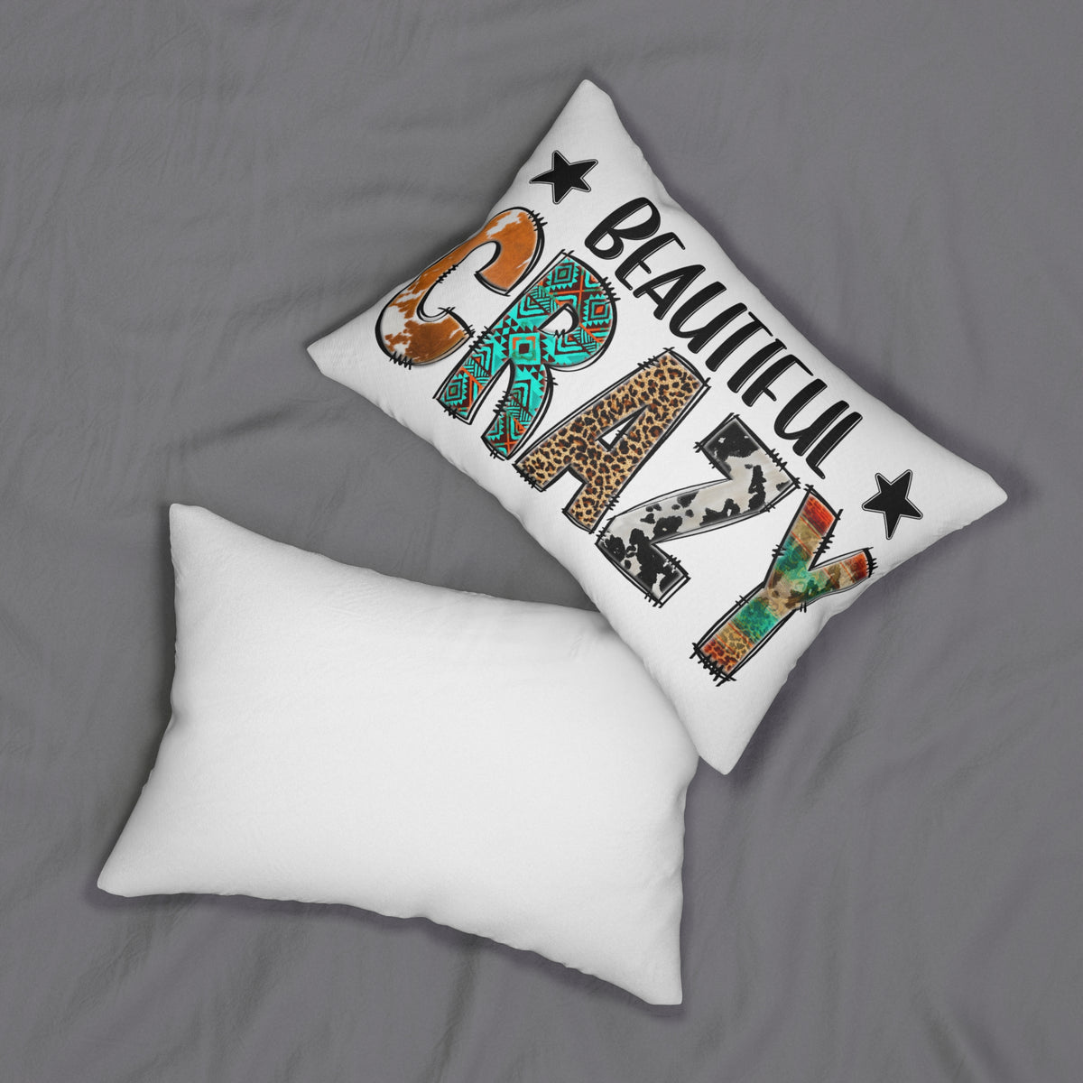 Spun Polyester Lumbar Pillow