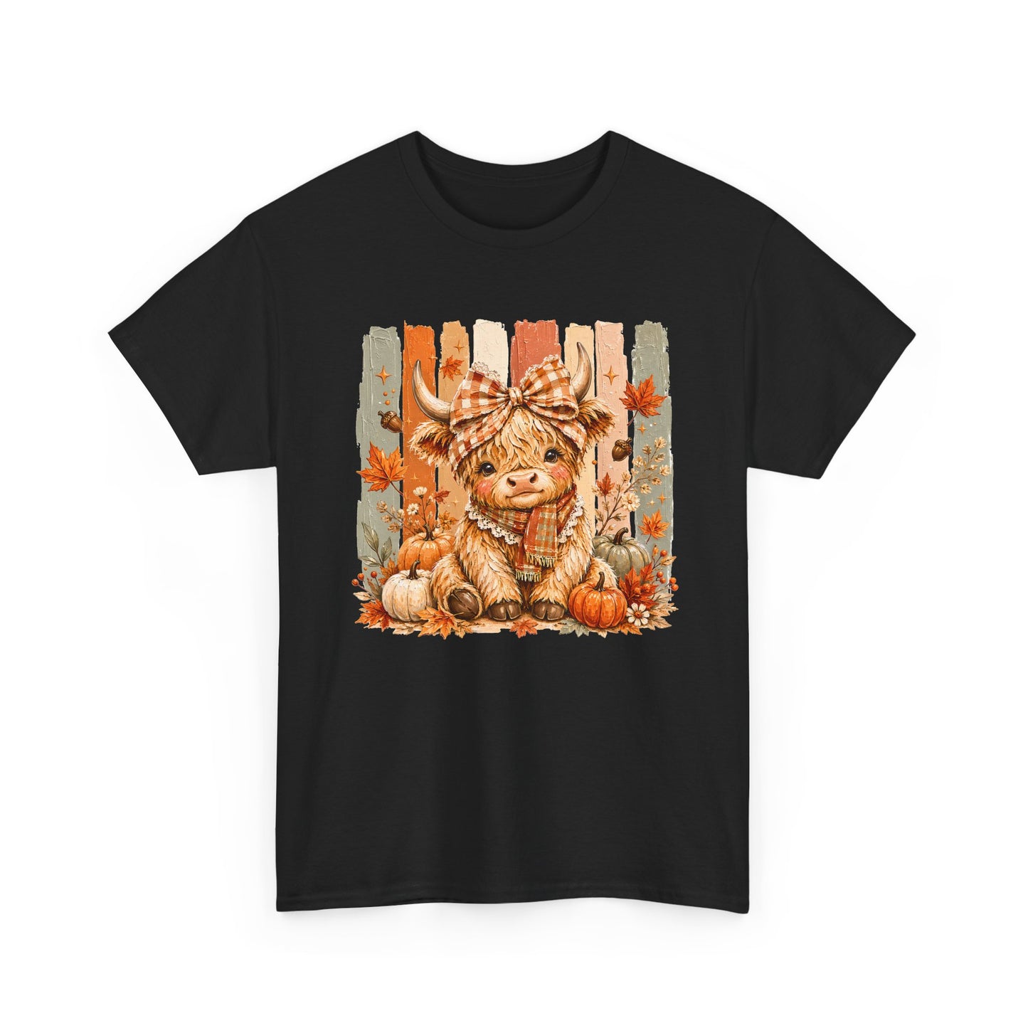 Cute Autumn Highland Cow