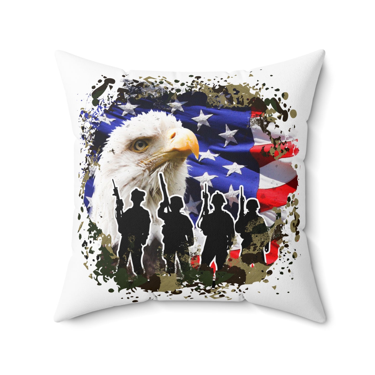 American Eagle Throw Pillow