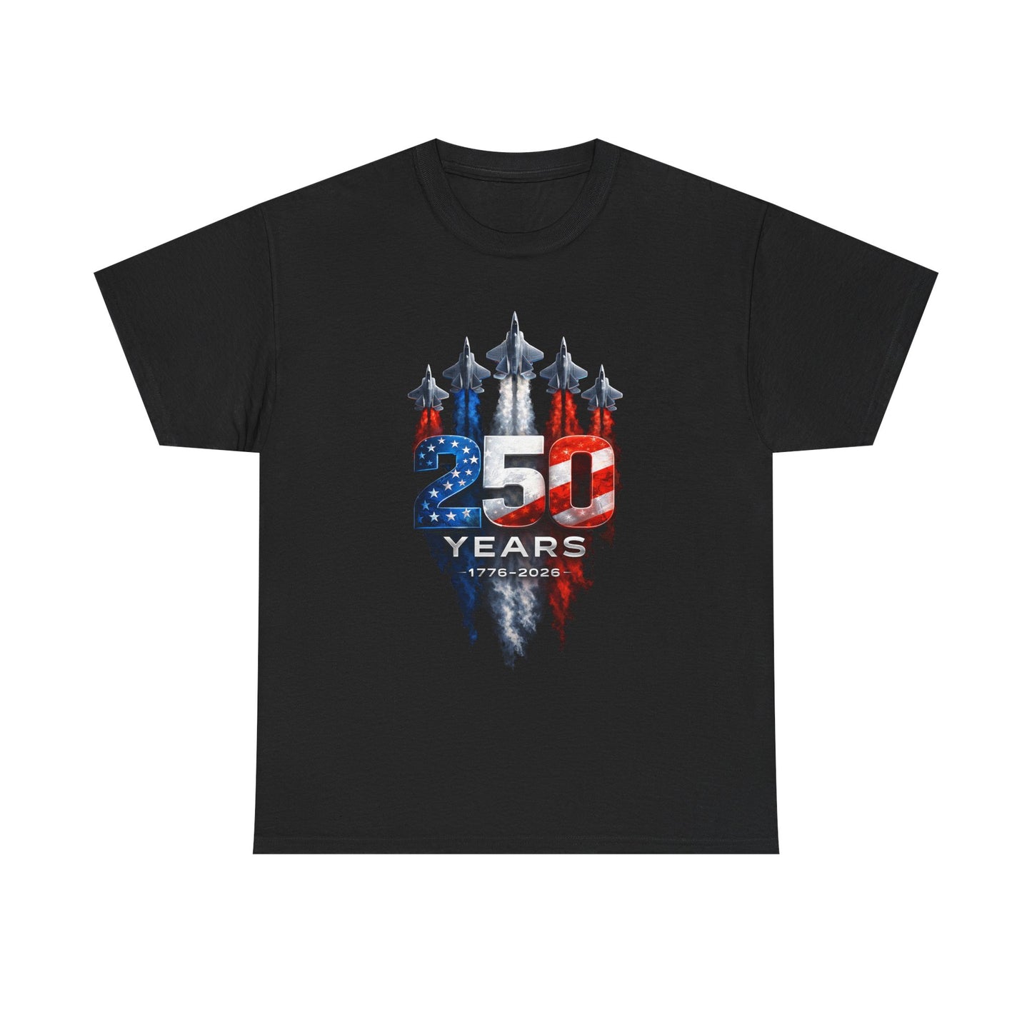 USA 250 Years T-Shirt — Bicentennial 250th Anniversary Patriotic Tee