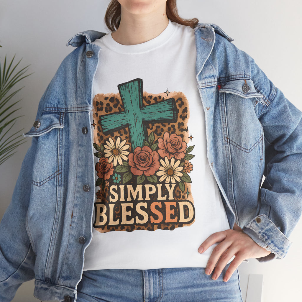 Simply Blessed Heavy Cotton Tee