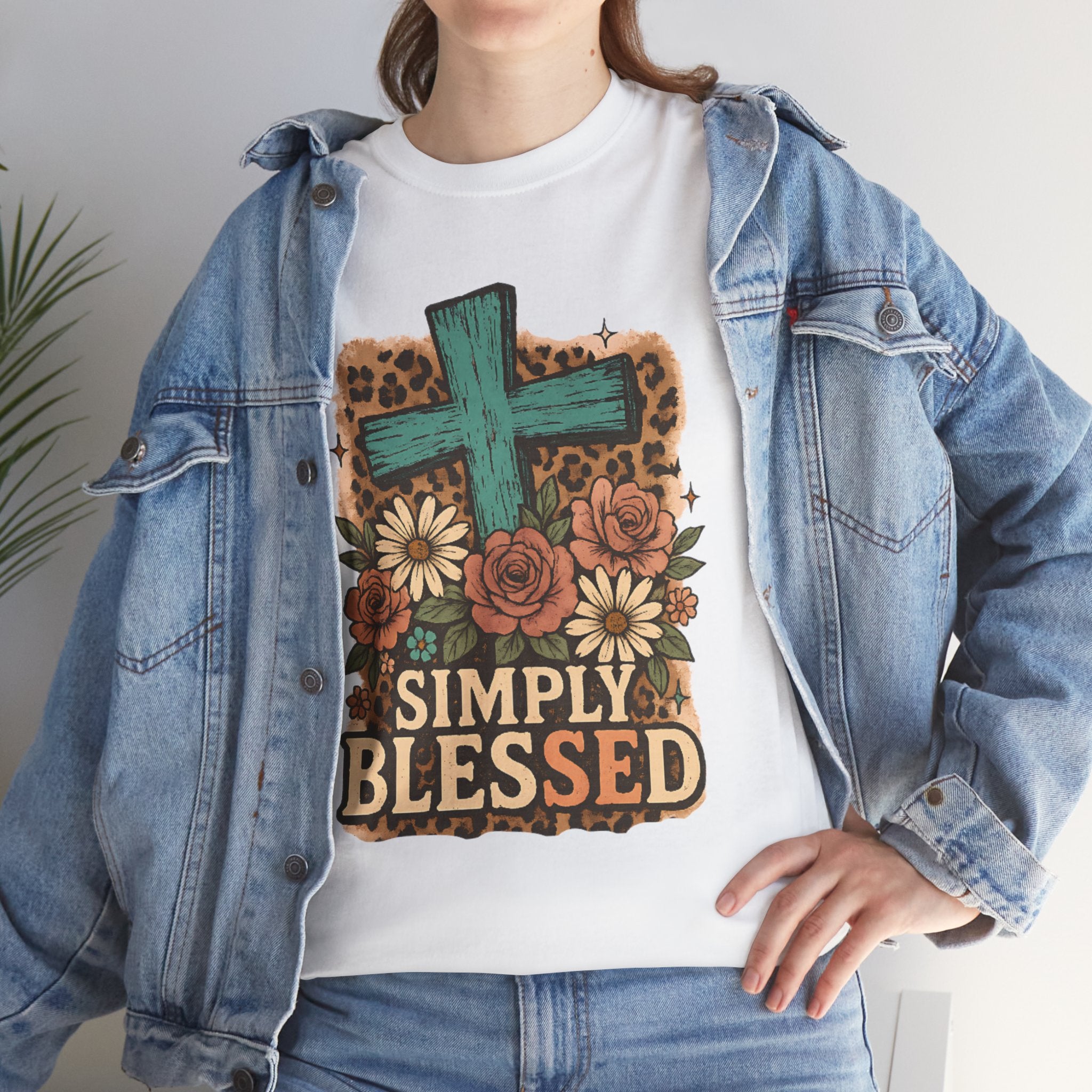Simply Blessed Heavy Cotton Tee