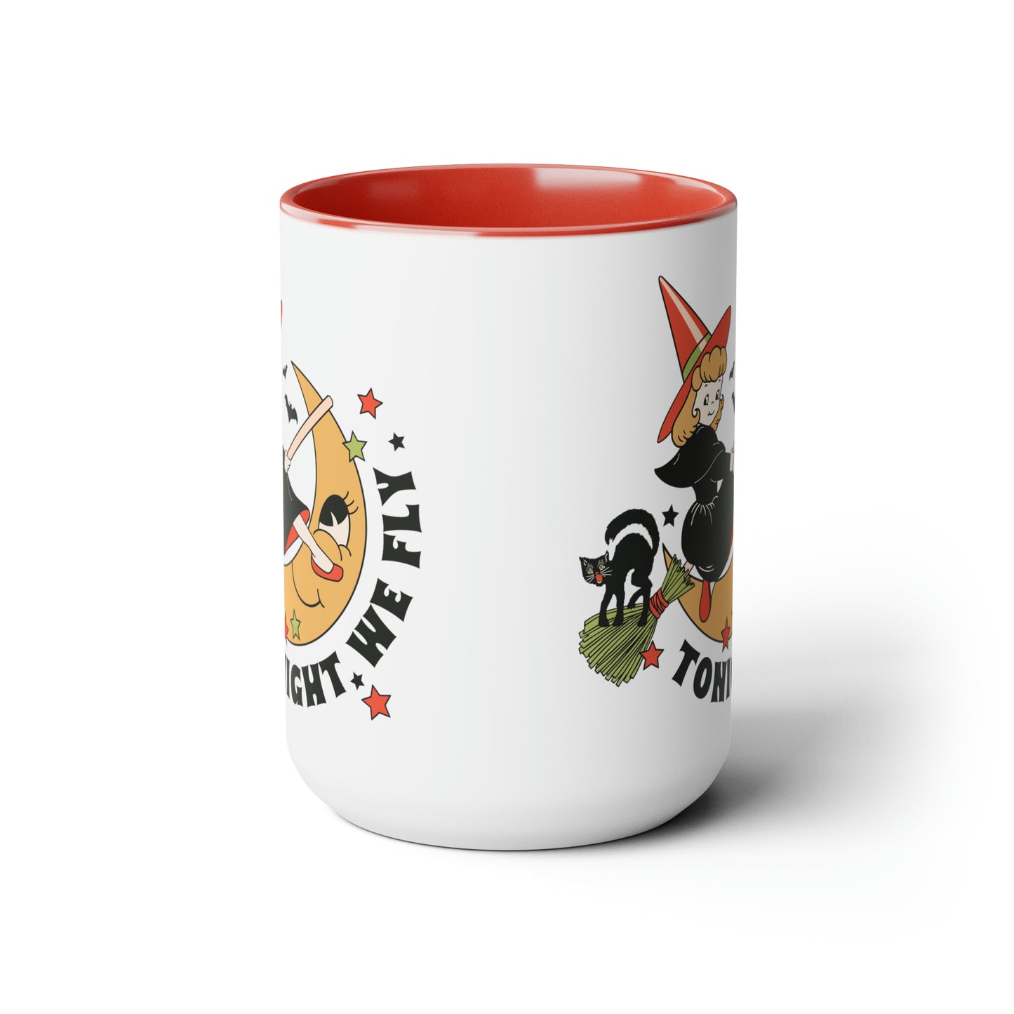 Two-Tone Coffee Mugs, 15oz