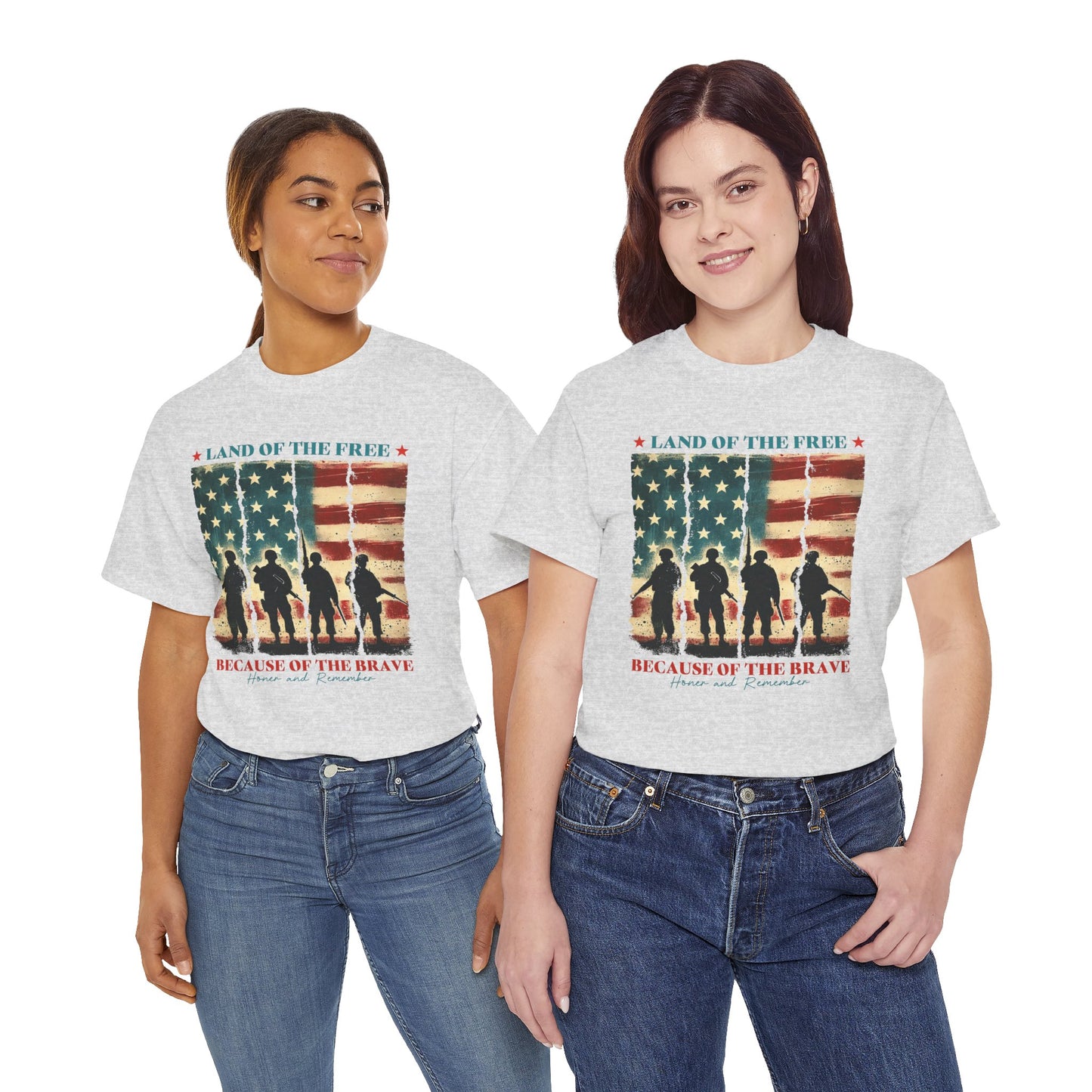 Land of the Free, Because of the Brave-Tee