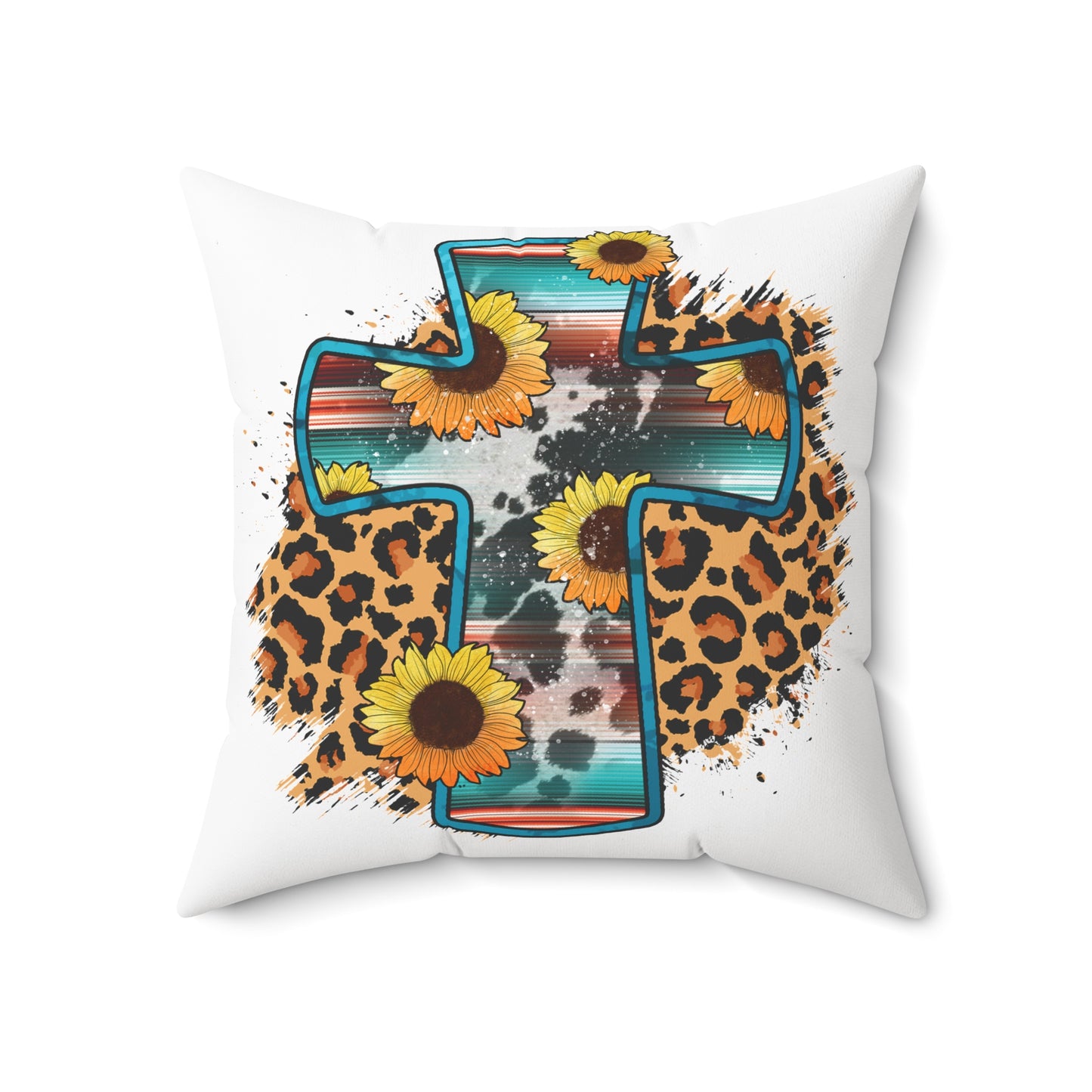 Spun Polyester Square Pillow