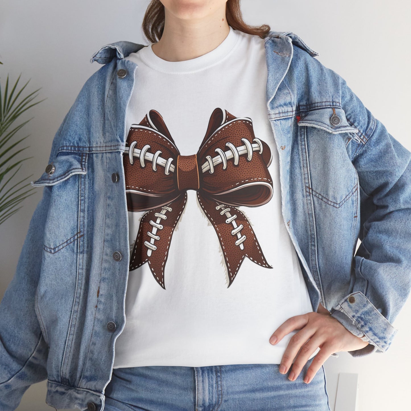 Football Bow Tee