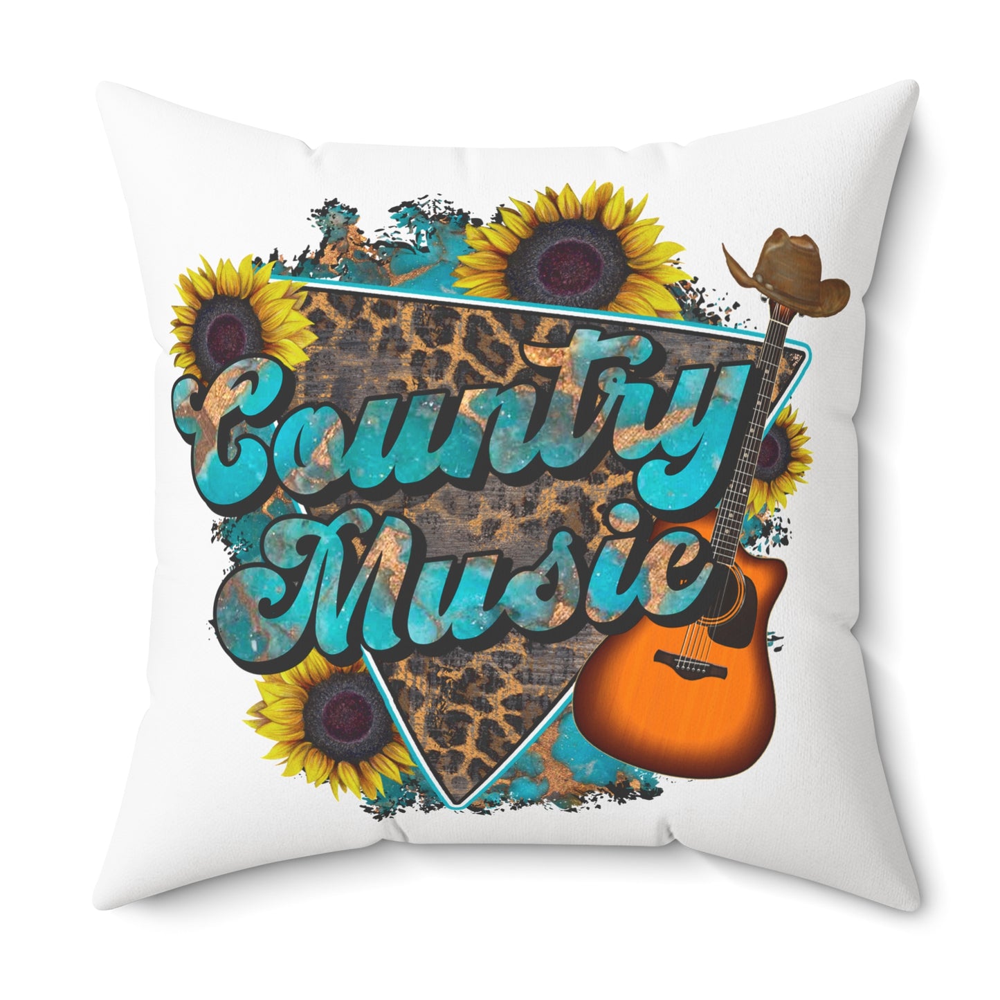 Spun Polyester Square Pillow