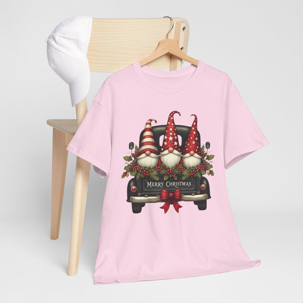 Christmas Gnome Truck Tee — Merry Christmas Holiday Shirt