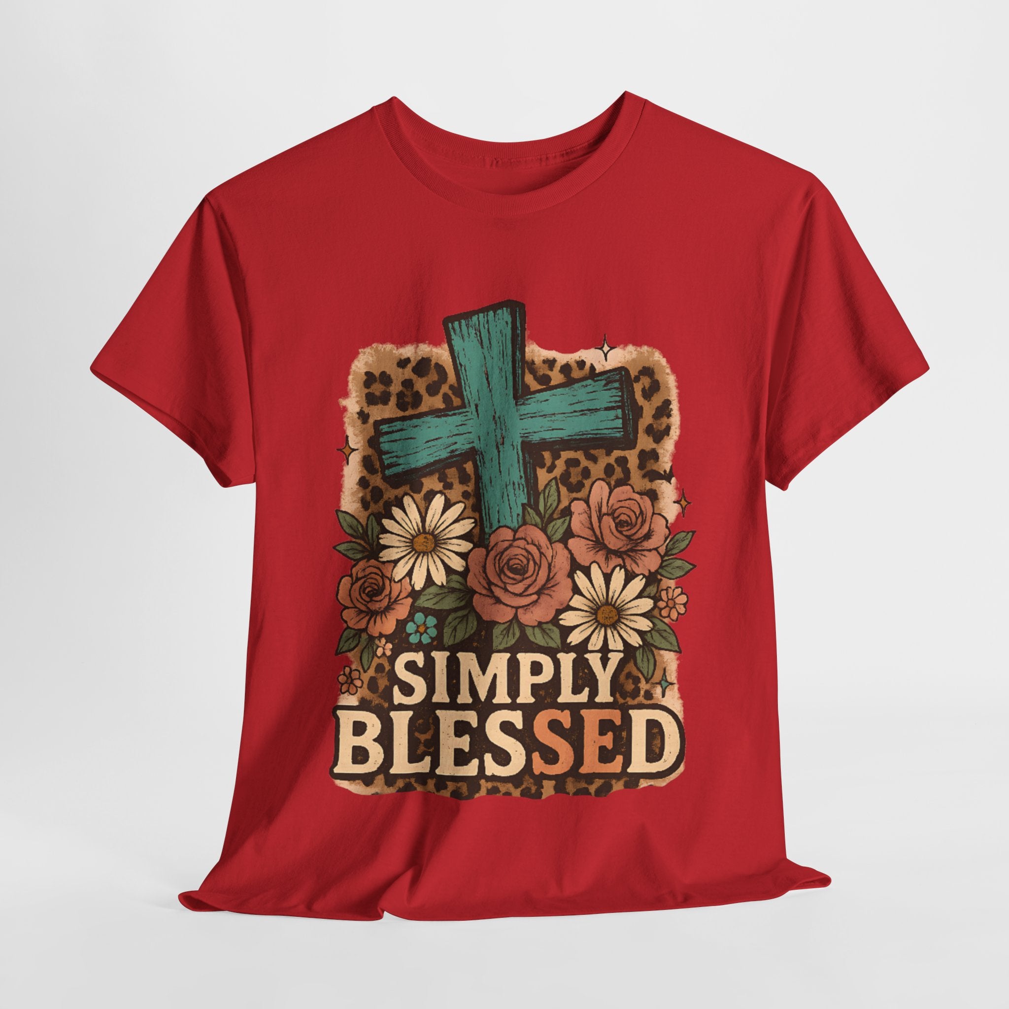 Simply Blessed Heavy Cotton Tee