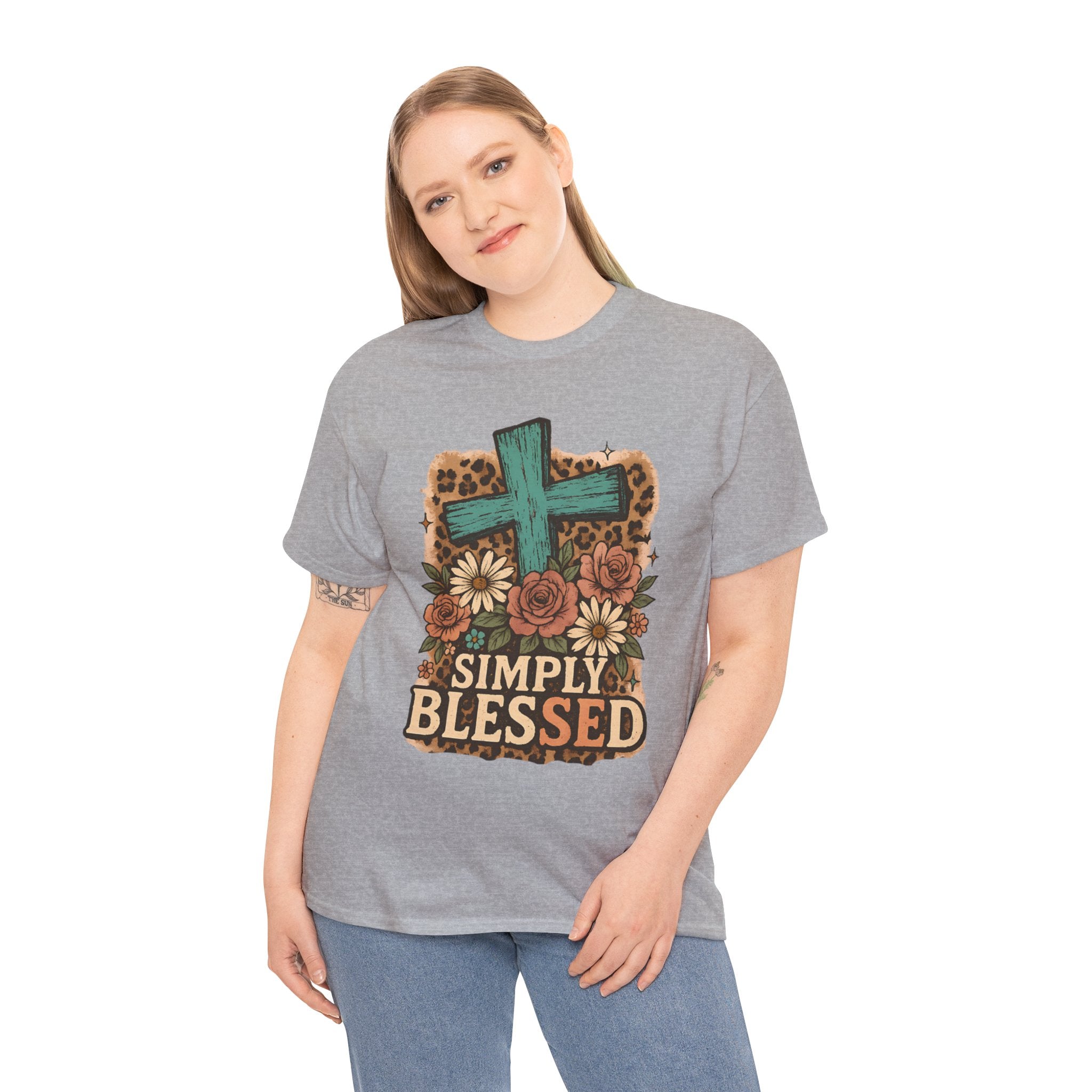 Simply Blessed Heavy Cotton Tee
