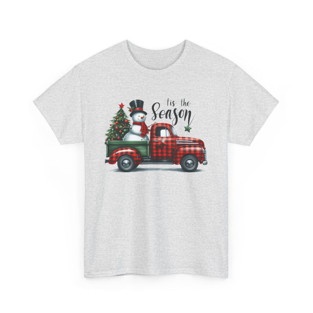 "Tis the Season" Heavy Cotton Tee - Festive Holiday Shirt