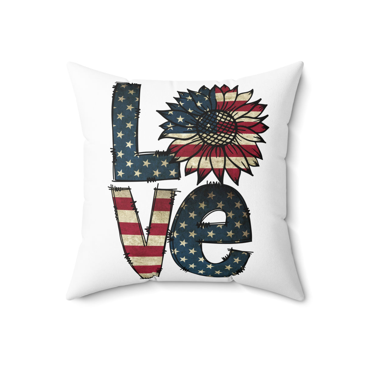 Love American Throw Pillow
