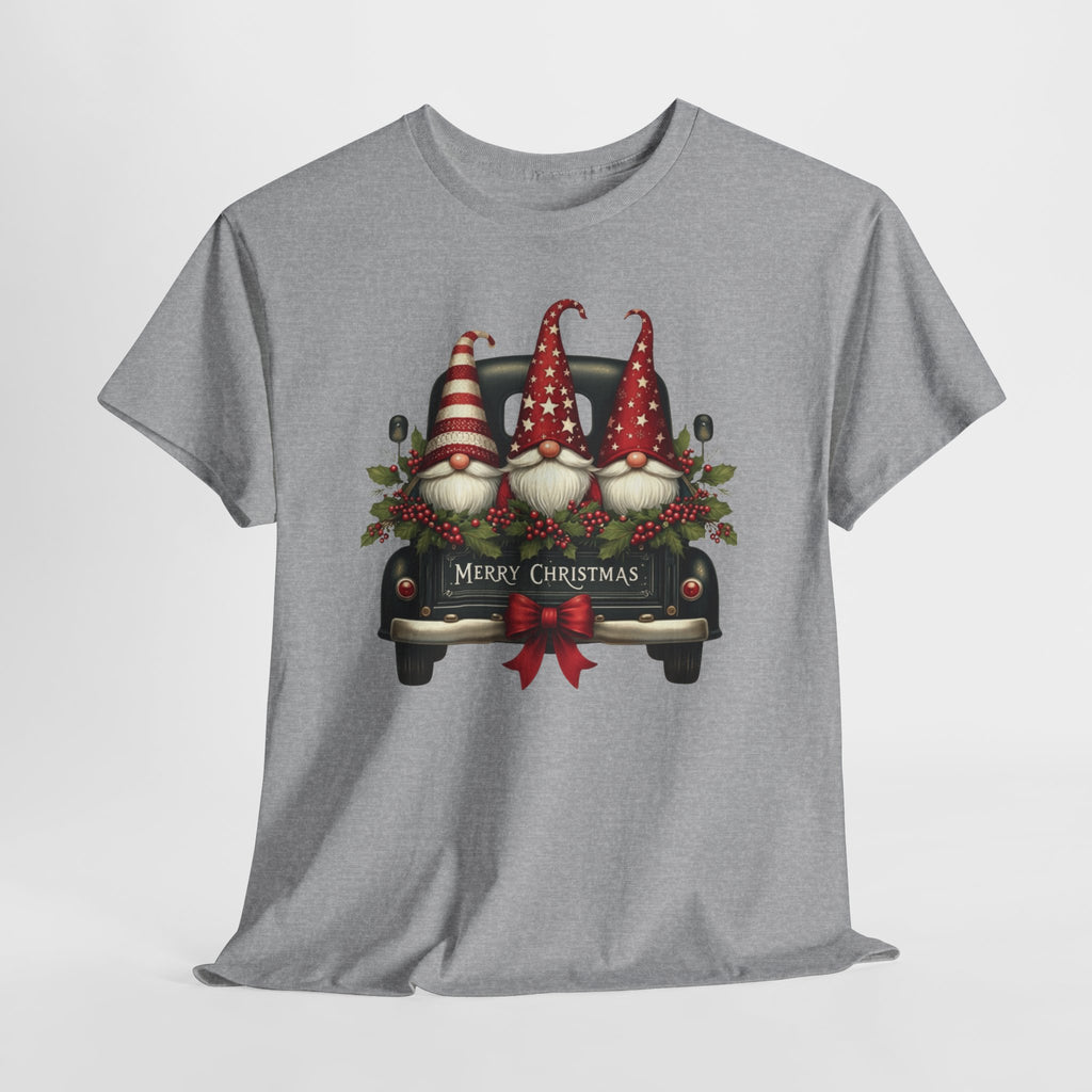 Christmas Gnome Truck Tee — Merry Christmas Holiday Shirt