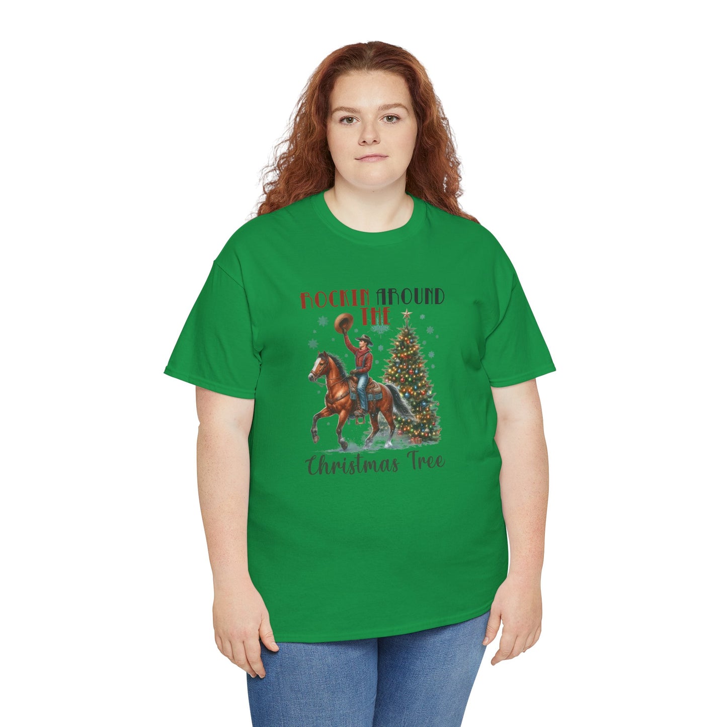 Rockin' Around the Christmas Tree Heavy Cotton Tee