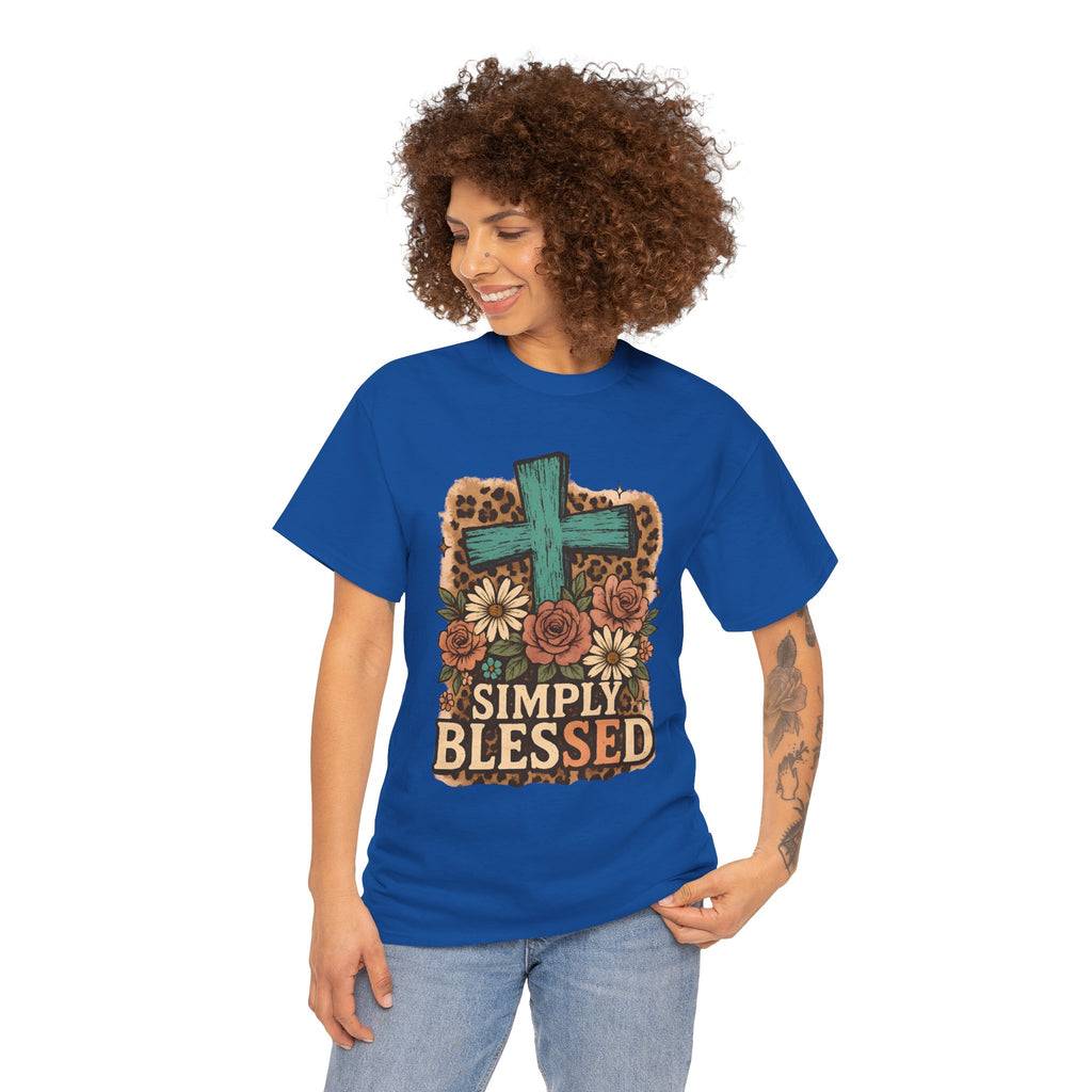 Simply Blessed Heavy Cotton Tee