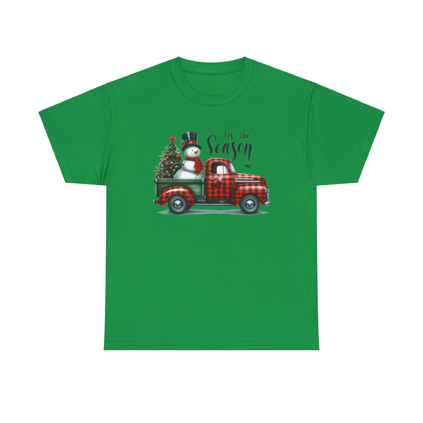 "Tis the Season" Heavy Cotton Tee - Festive Holiday Shirt