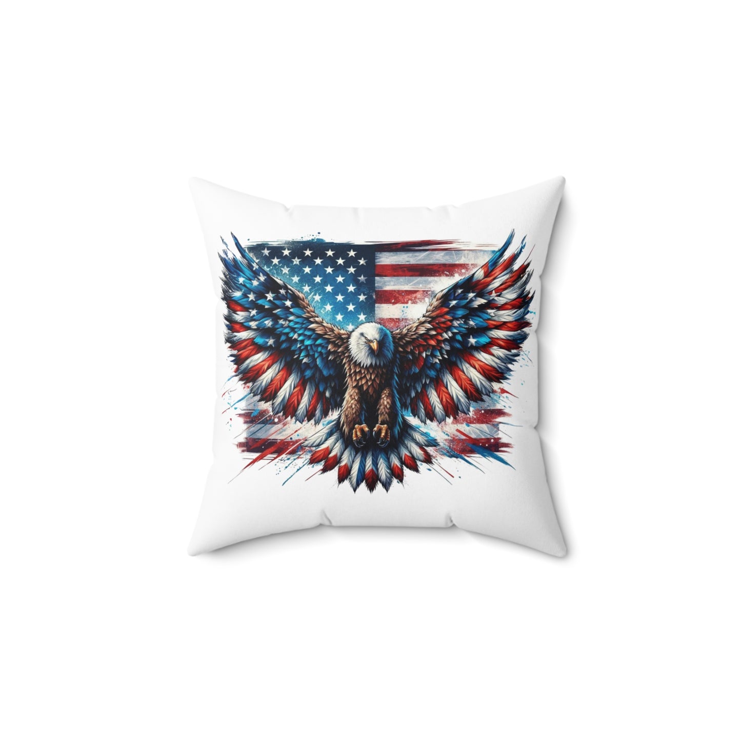 American Eagle Throw Pillow