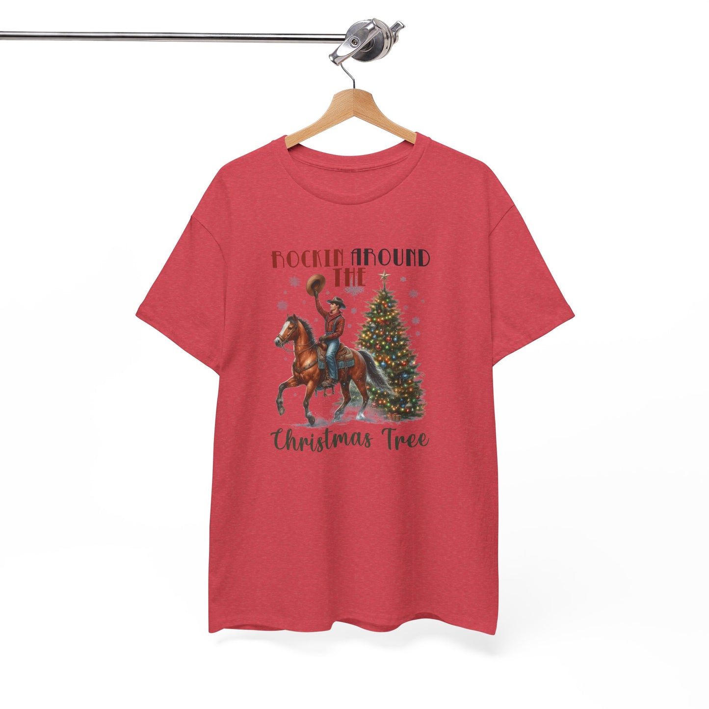 Rockin' Around the Christmas Tree Heavy Cotton Tee