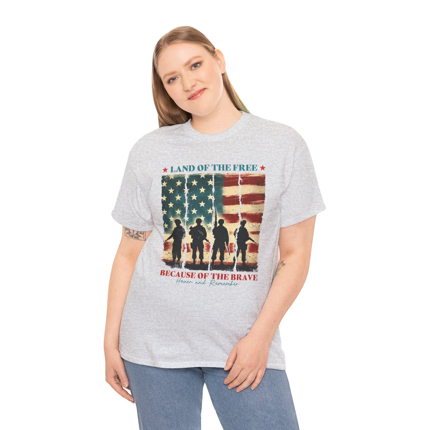 Land of the Free, Because of the Brave-Tee