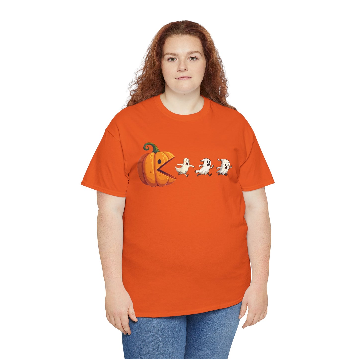 Playful Pumpkin Pac-Man Tee
