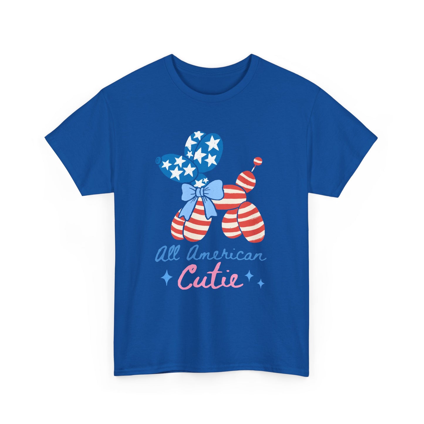 All American Cutie Patriotic Balloon Dog Tee