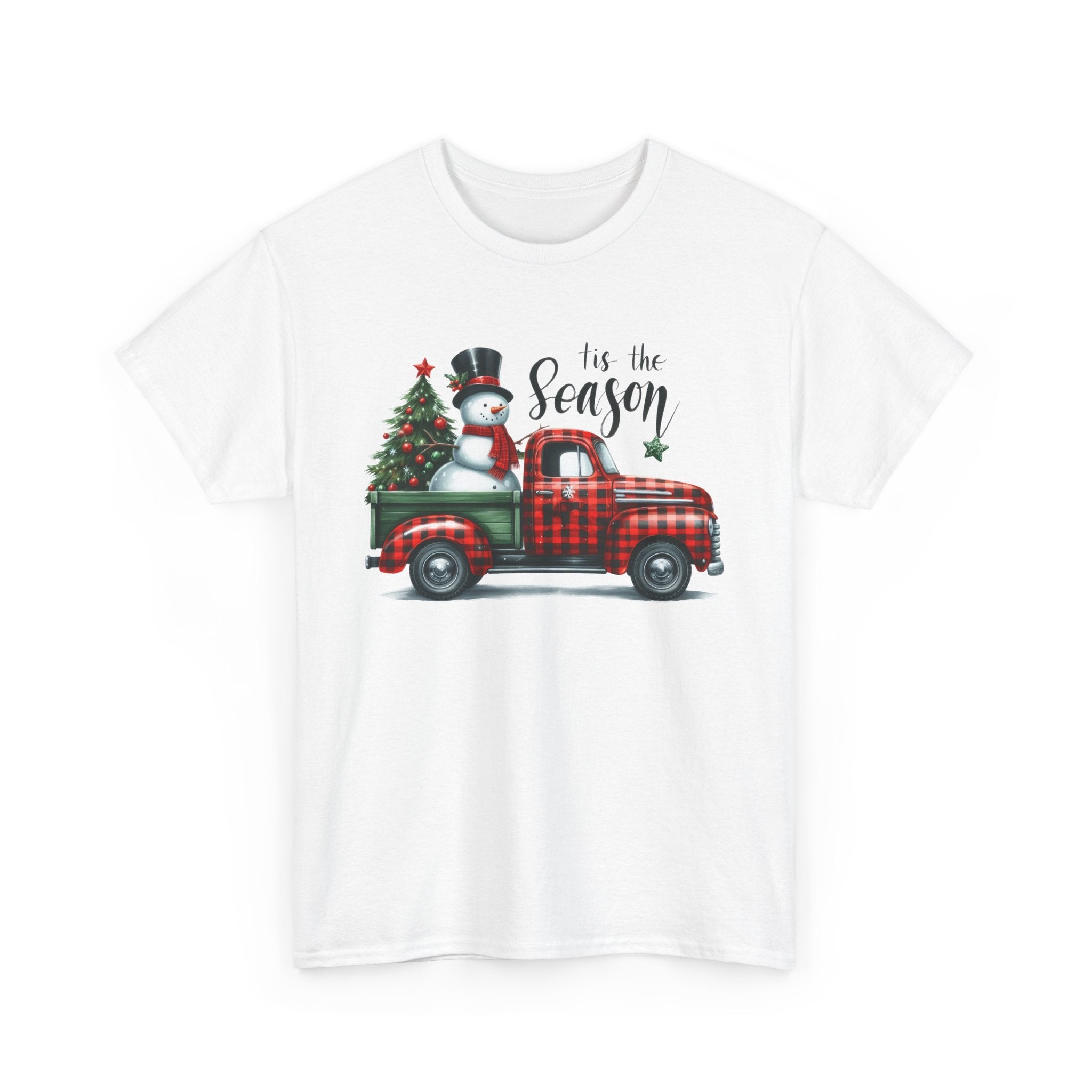"Tis the Season" Heavy Cotton Tee - Festive Holiday Shirt