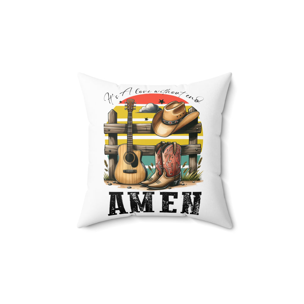 Spun Polyester Square Pillow