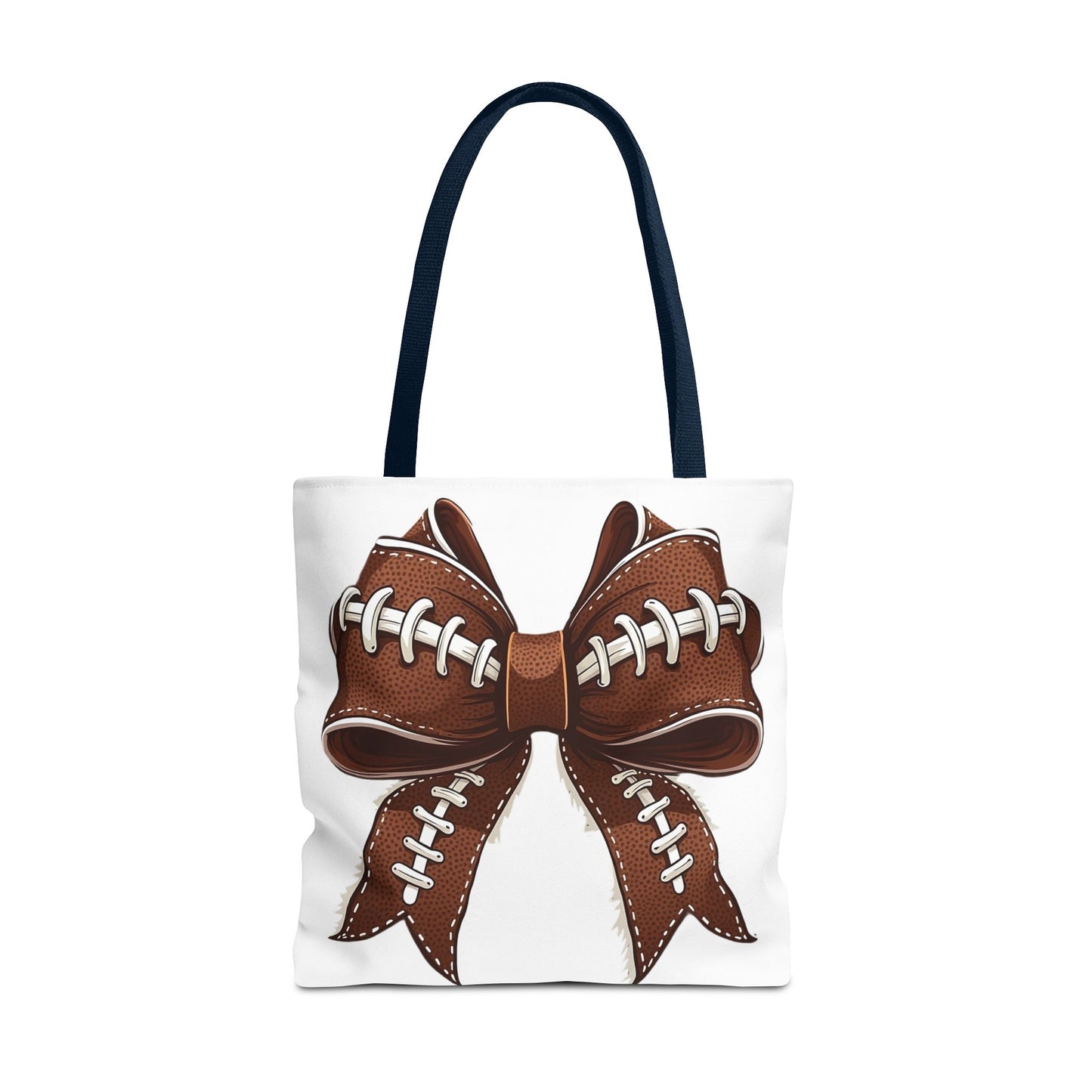 Football Bow Tote Bag