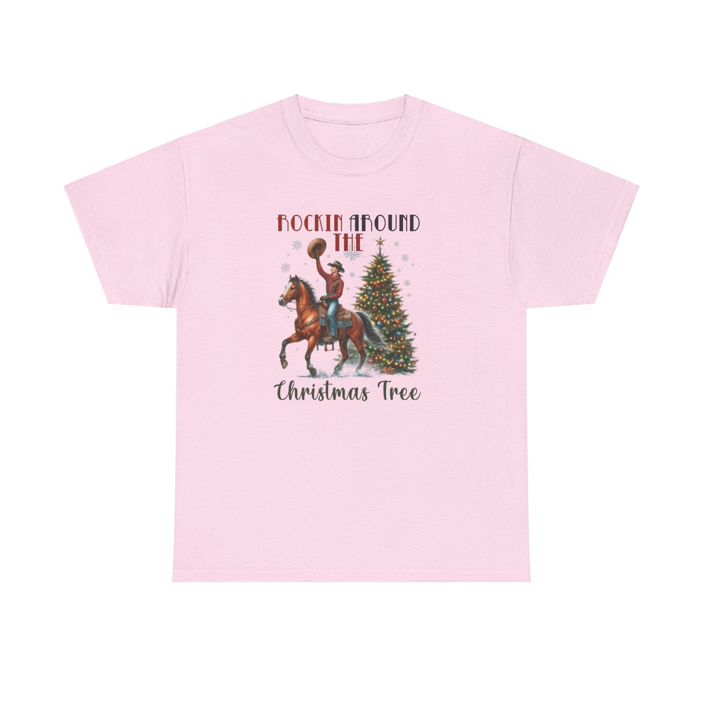 Rockin' Around the Christmas Tree Heavy Cotton Tee
