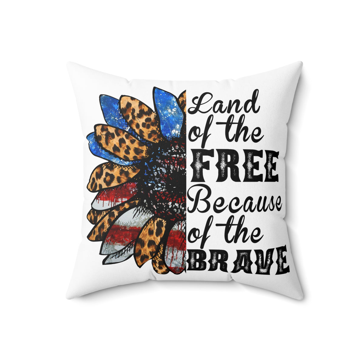 Land of the Free Throw Pillow