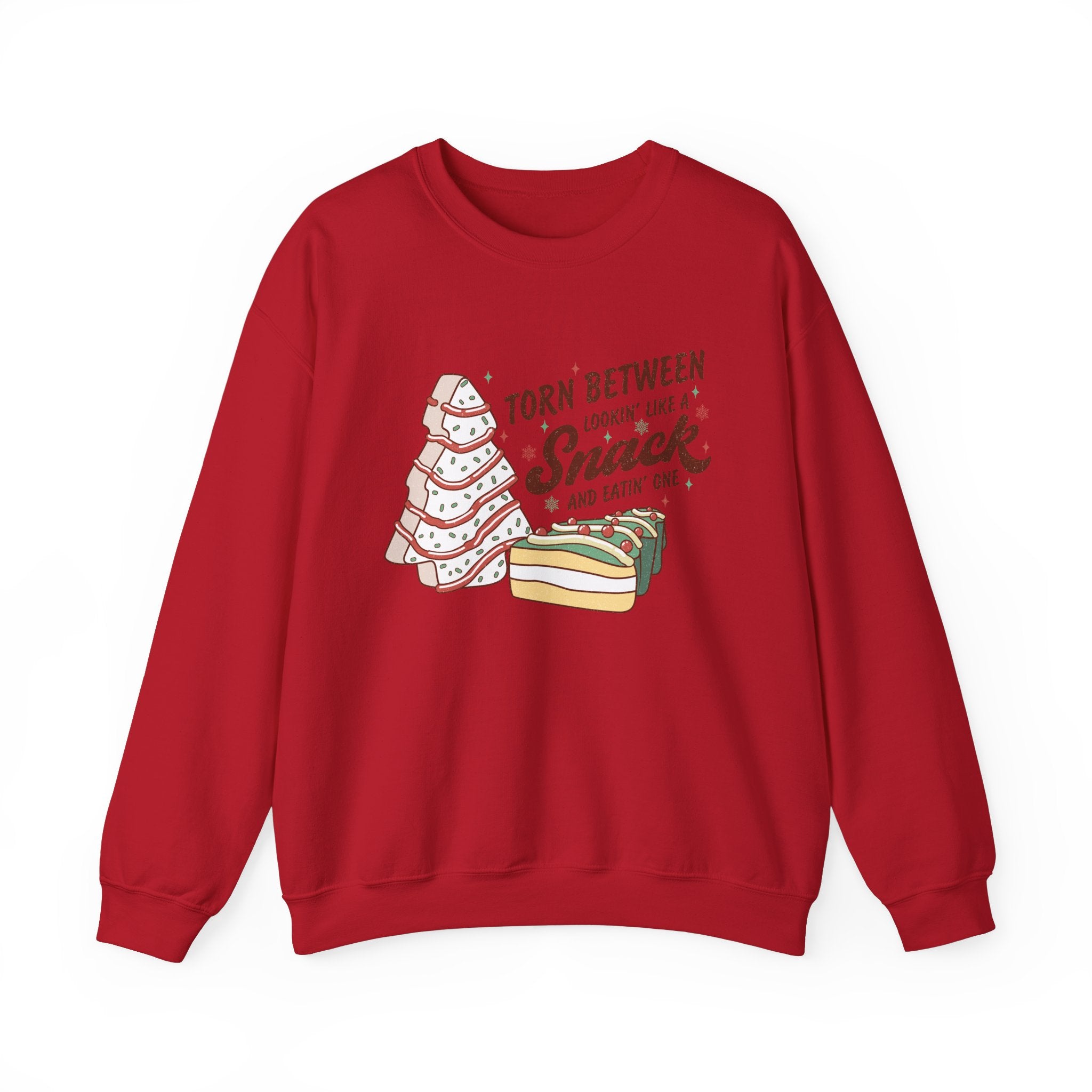 Snack Lovers Crewneck Sweatshirt – 'Torn Between Looking Like a Snack and Eatin One'