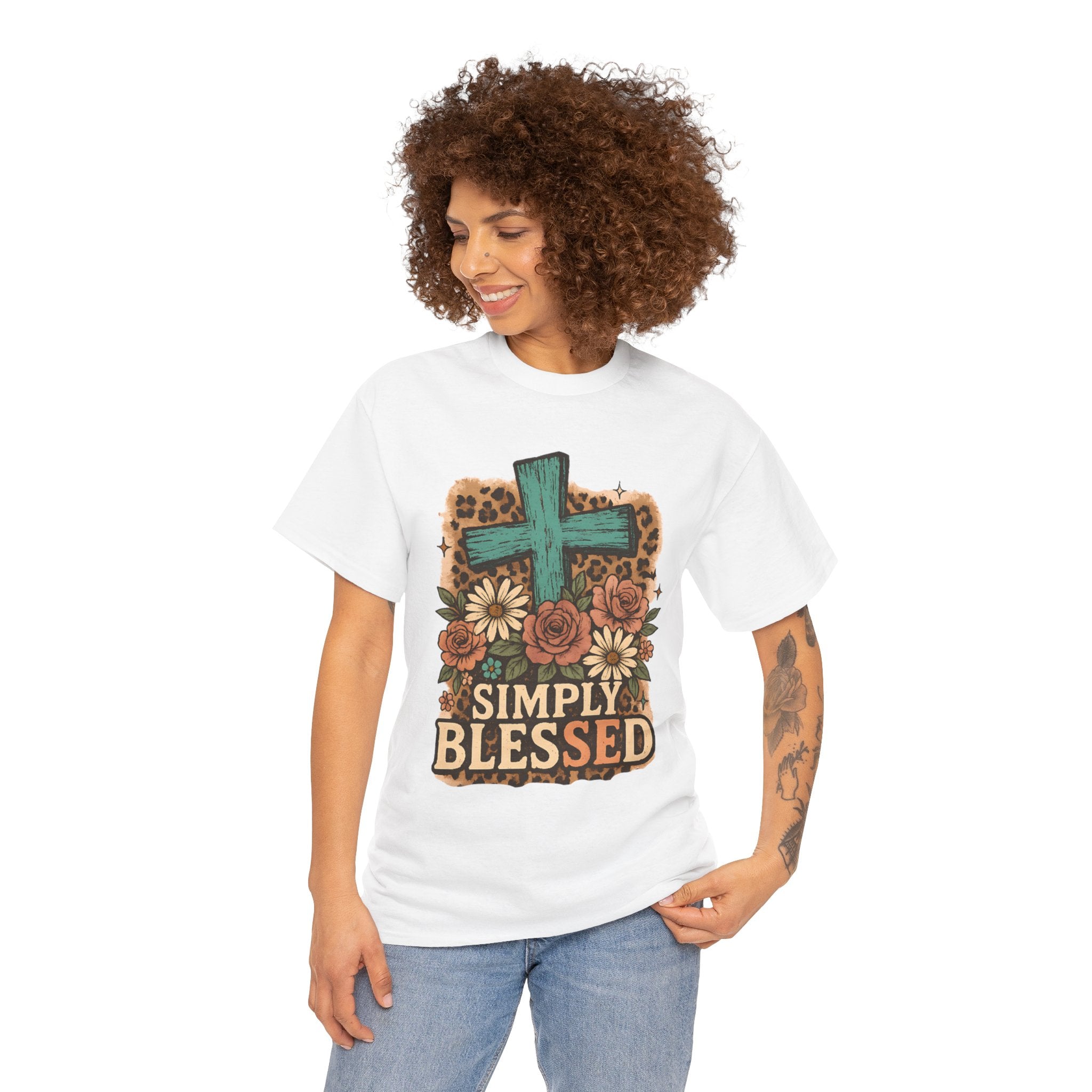 Simply Blessed Heavy Cotton Tee
