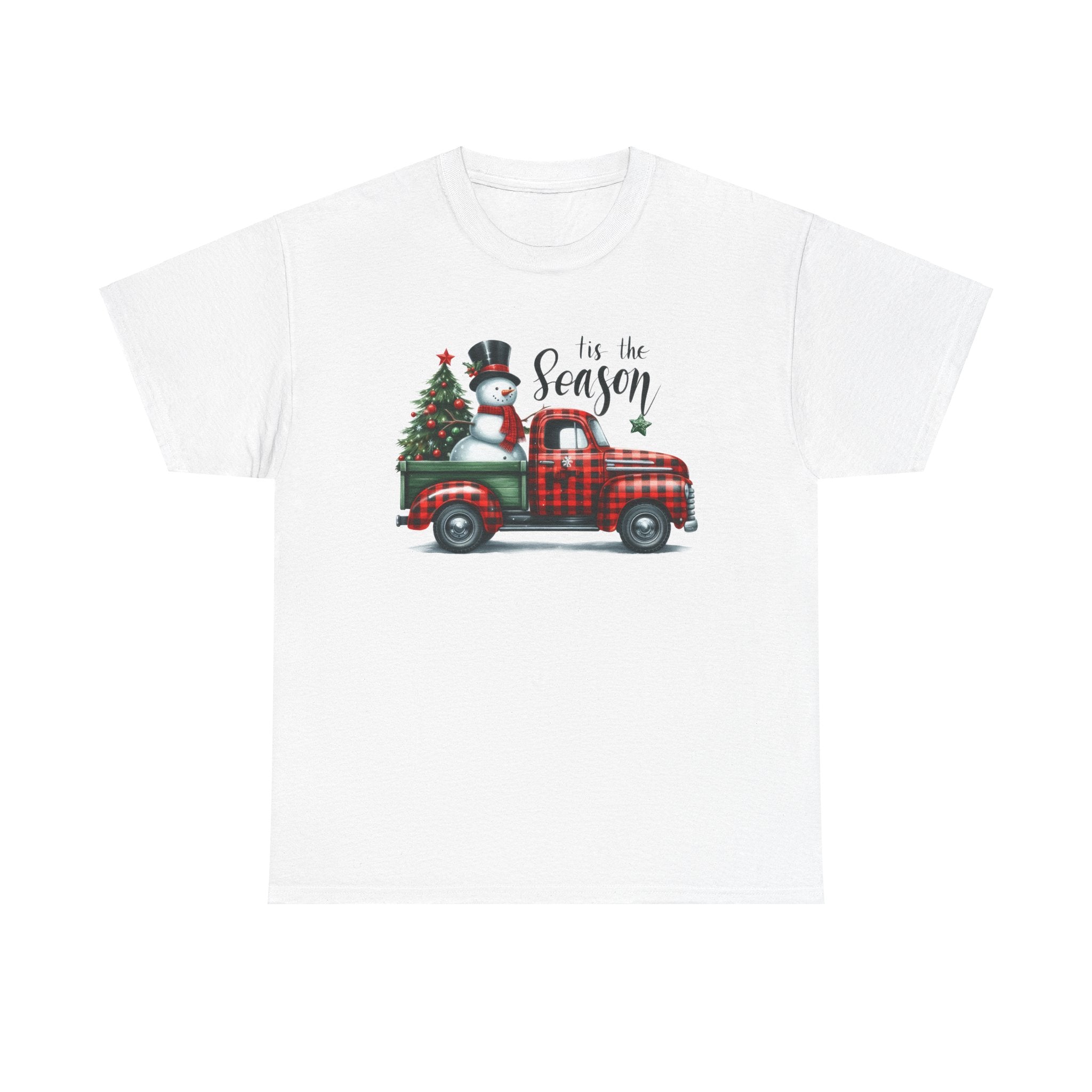 "Tis the Season" Heavy Cotton Tee - Festive Holiday Shirt